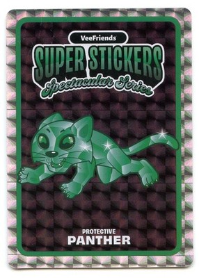 2026 Veefriends Spectacular Super Stickers  Emerald Base - Protective Panther