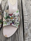 GUCCI Floral Wooden Platform Mules With Brass Buckle, Size 9.5 — photo 2