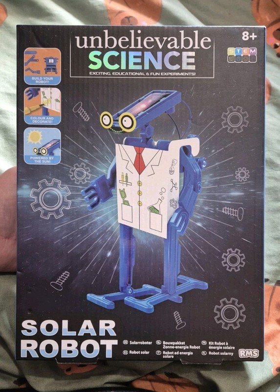 Solar Robot Creation Kit STEM Science Education - Brand New