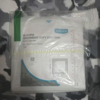 Dimora Absorbent Soft Dressing With Border 6 x6 NEW**10 Pack**