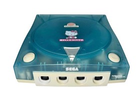 SEGA Dreamcast HELLO KITTY Blue Console [Excellent] retro game Sanrio kawaii 22b