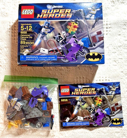 S394-LEGO-6858-CATWOMAN CATCYCLE CITY CHASE & 30250-CHIMA - EWAR'S ACRO FIGHTER