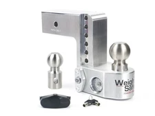 Weigh Safe WS6-2 Adjustable Trailer Hitch with Scale 6 inch Drop 12,500 lbs