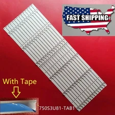 Backlight Strip For Hisense 75R6E3 75H6570G 75E3D 75H6510G 75A6G HD750S3U81-TAB1