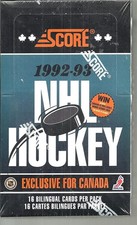 1992-93 Score Canadian Hockey Cards ***Pick a Card***