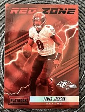 2022 Panini Playbook - Red Zone Lamar Jackson #RZ-3 Ravens