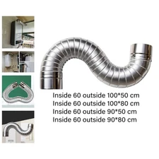 Pipe Chimney Pipe Parts Diameter 2.36inch Fire Place Length Duct Ventilation