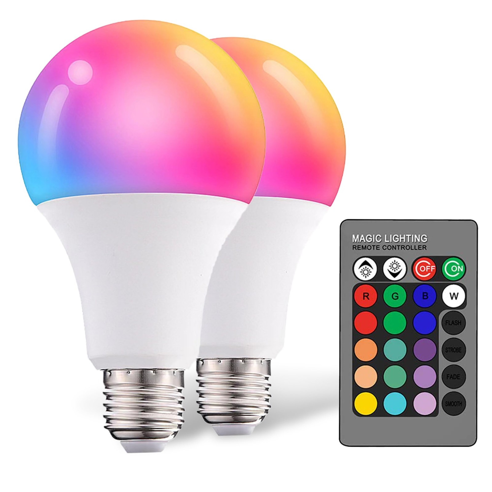 E26 6w With Remote 16 Color Changing