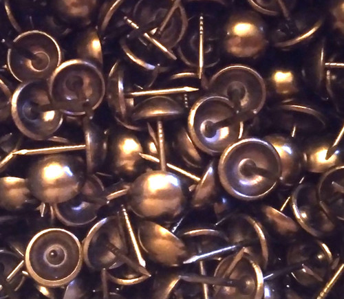 448 Pcs Head Size 3/8 Upholstery Tacks Furniture Pins Decorative Nails Antique