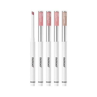 NONOER Over Detail Lip Pencil 0.36g 7olors K-Beauty