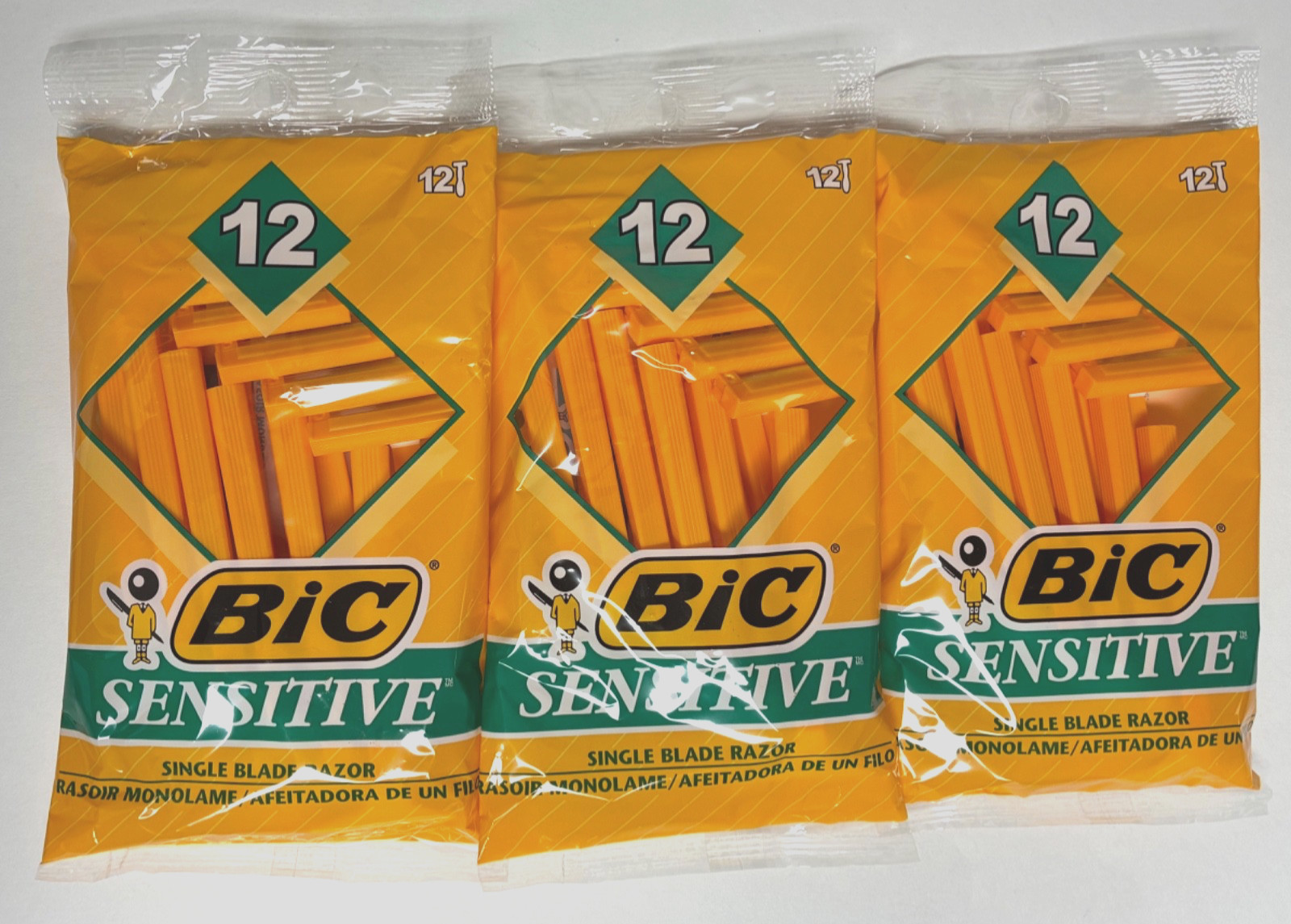 S 12ct 3 Pack(36 Razors Total)