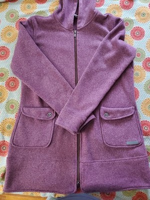 Merrell Women's Large Hooded Jacket  Zipper Purple Gently Used
