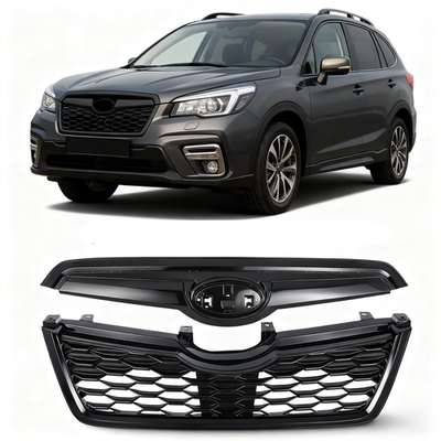 #ad #ad Gloss Black Honeycomb Front Grille Grill Assy For 2019 2020 2021 Subaru Forester $36.05