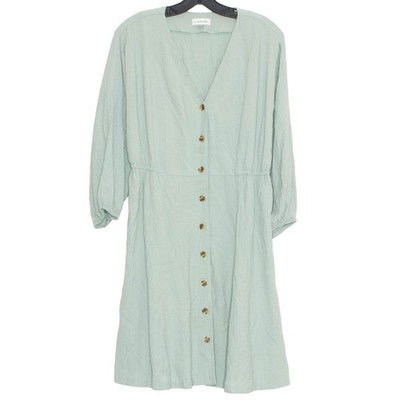 slim fit dress slacks Calvin Klein Golf Uni Shirt - Green - C9952-GREEN main image 1