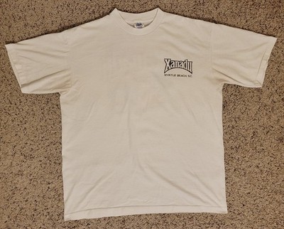 VTG Xanadu Nightclub Myrtle Beach SC T-Shirt Souvenir Zest Tees Mens XL 80s 90s