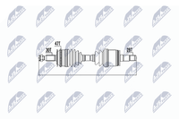NTY Antriebswelle NPW-MS-000 FüR Mitsubishi