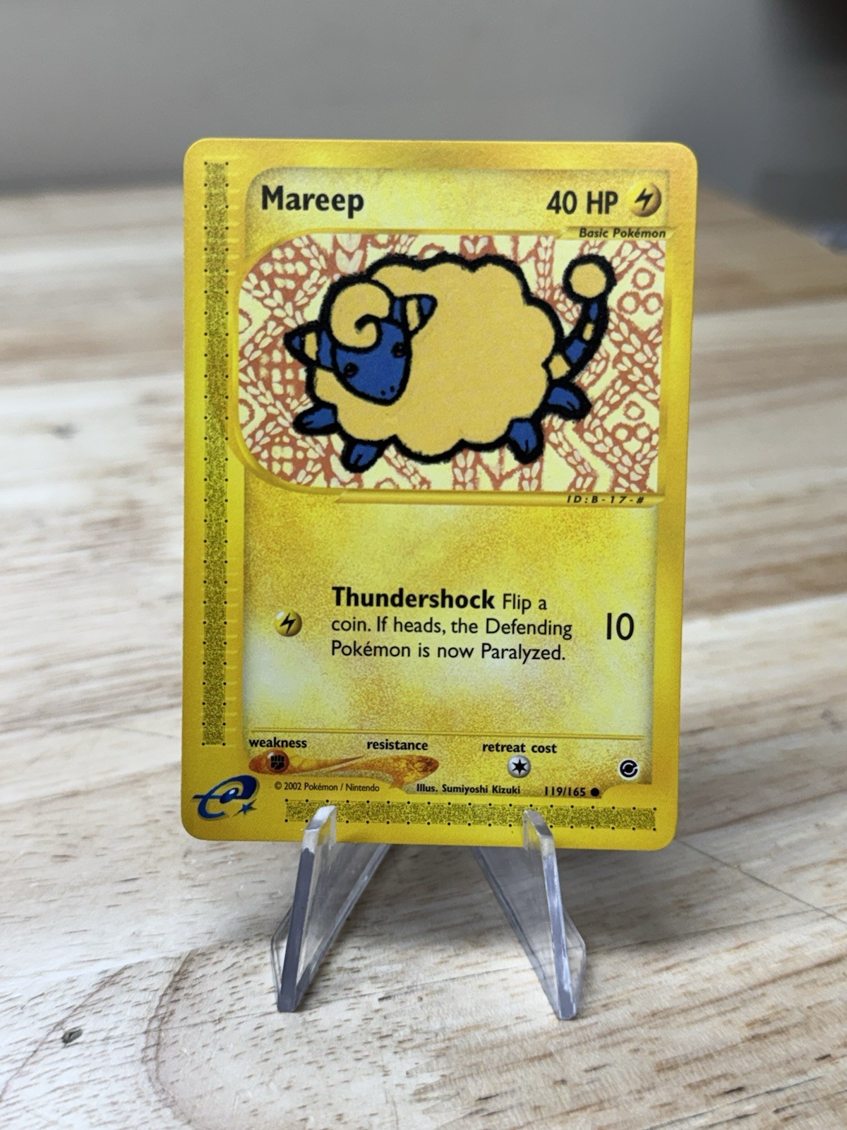 Mareep - Expedition 119/165 - 2002 WOTC  - Pokémon TCG - E Reader - NM