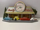 Burwood Coca-Cola vintage American Family Drive In Diner Wall Clock 1988