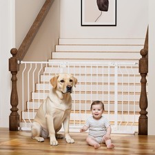 29-53" Baby Gate for Stairs, Baby Safety Essentials, Auto Close Gate for Door...