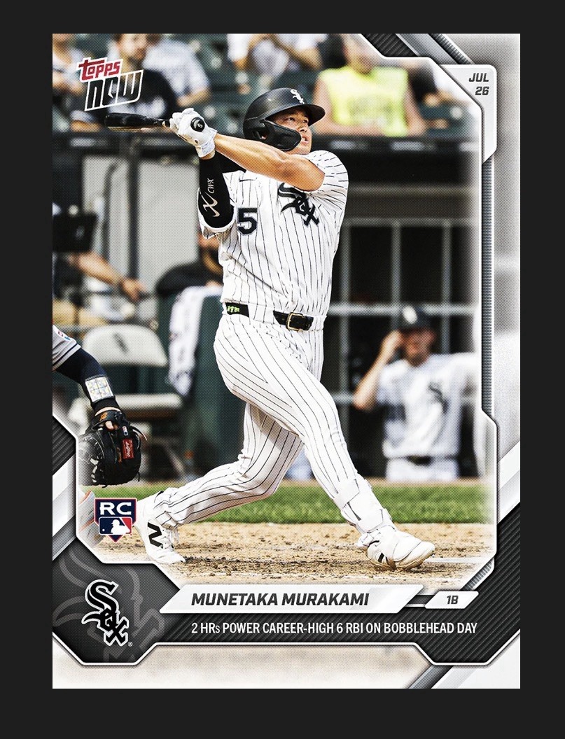 Munetaka Murakami 2 HR Game 2026 MLB Topps NOW -Chance At 1/1 Auto Presale view 2
