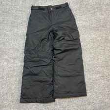 Columbia Pants Kids XS 6/7 Black Insulated Ski Snow Cargo Winter Padded Outdoor