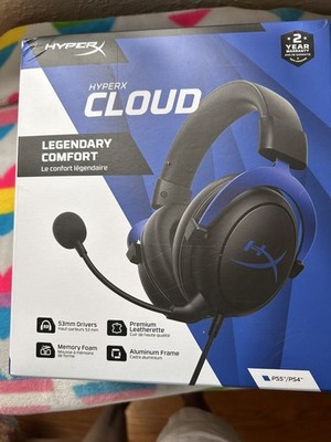 HyperX Cloud Wired Headset - Blue And Black Legendary Comfort