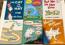 Lot of 6 Large Large Hardcover Hardback Dr Seuss Books