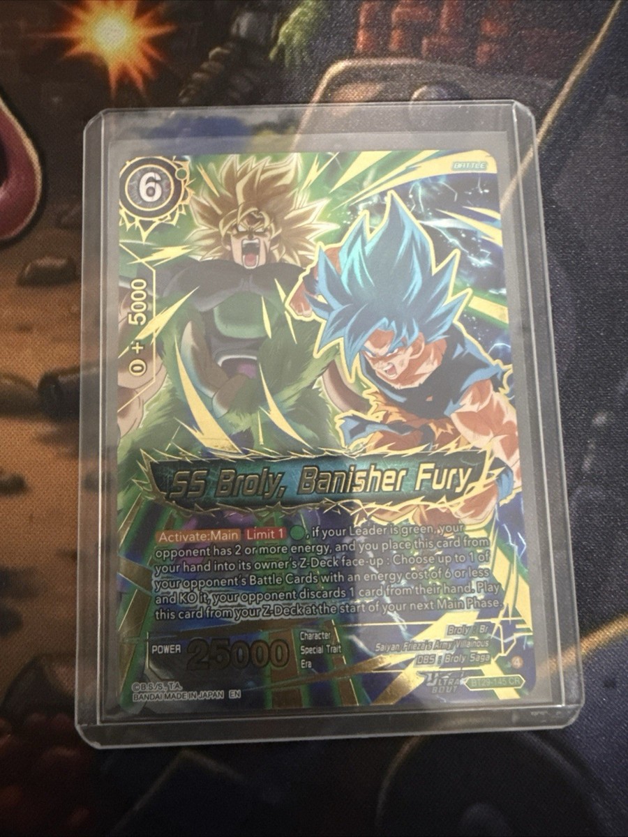 ドラゴンボール 海外 SS ブロリー BT29 CR コンセプトレア 英語 SS Broly Banisher Fury BT29-145 CR Concept Rare Fearsome Rivals