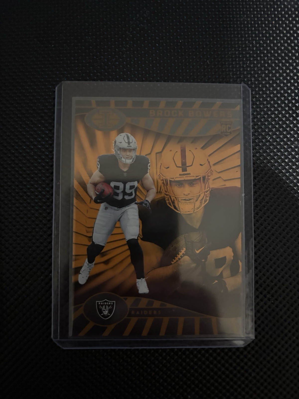 2024 Panini Illusions - Brock Bowers #47 Trophy Collection Orange (RC)