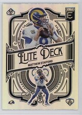 2022 Panini Donruss Elite Elite Deck Matthew Stafford #ED-18 11oh