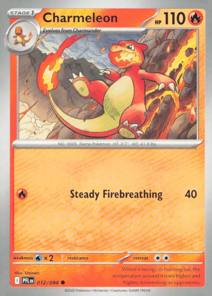 Charmeleon Common ME02: Phantasmal Flames 012/094 NM