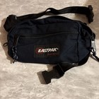 Vintage 1990s Eastpak Fanny Waist Pack Made In USA Navy Blue Adjustable Strap