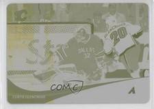 2011-12 Pinnacle Printing Plate Yellow 1/1 Curtis Glencross #73 0c3