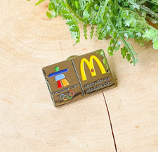 2010 Vancouver Winter Olympics McDonalds Proud Partner Sponsor Silver Rectangle