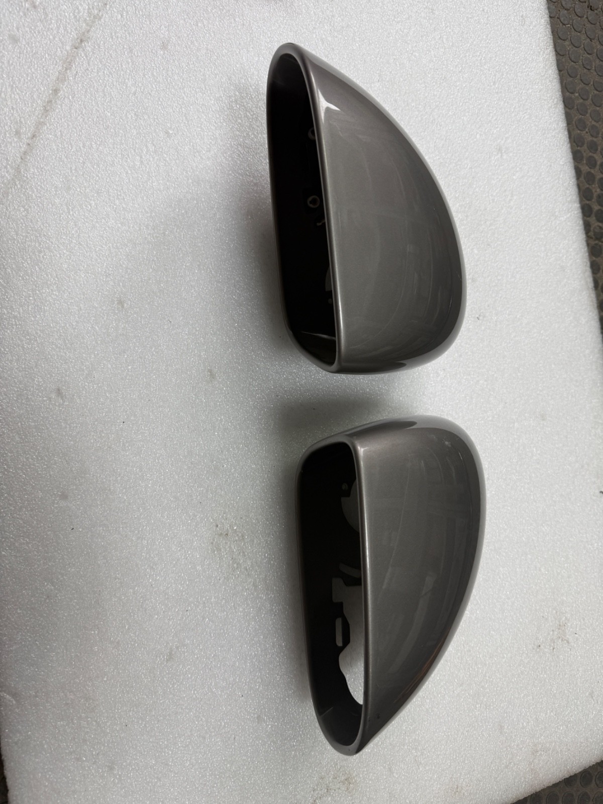 OEM McLaren Mirror Housing Caps Covers Pair Grey  720S  14A3463CP  14A3464CP