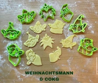 Weihnachtsmann & Co. KG Ausstecher Weihnachten Förmchen Christmas KeksAusstecher