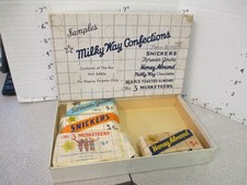 Mars candy bar 1930s salesman sample box Snickers 3 Musketeers Forever Yours