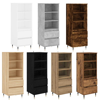 Highboard Kommodem Küchenschrank Beistellschrank 40x36x110 cm Holzwerkstoff