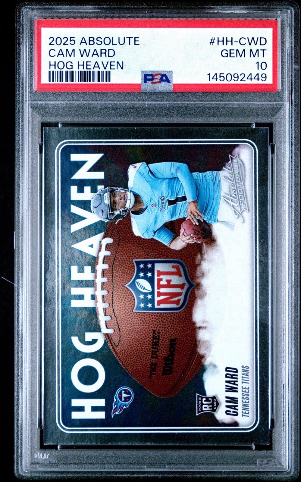 Cam Ward Panini Absolute Hog Heaven #HHCWD Base