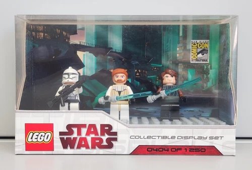 LEGO Star Wars SDCC 2009 Collectible Display Set 6 Anakin Obi-Wan 404 of 1250