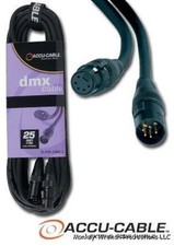 Accu-Cable 5-Pin DMX Cable, 25 ft