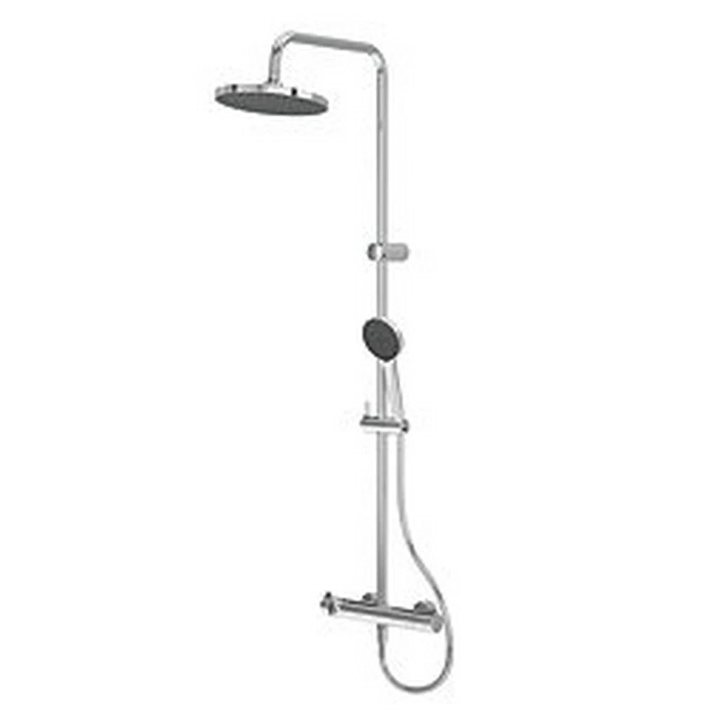 Swirl Bonda HP Rear-Fed Exposed Chrome Thermostatic Multi Head Shower