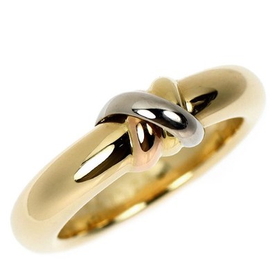 Cartier K18YG/WG/PG Ring Thread No. 54 - Auth free shipping from Japan- Auth SEL