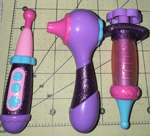 Doc McStuffins Vet Doctor Clinic Hospital Glitter Medical Tools Replacements Lot