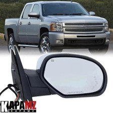 Chrome Side Mirror Rh For Chevrolet Gmc Tahoe Suburban Yukon Xl 1500 2500 07-14