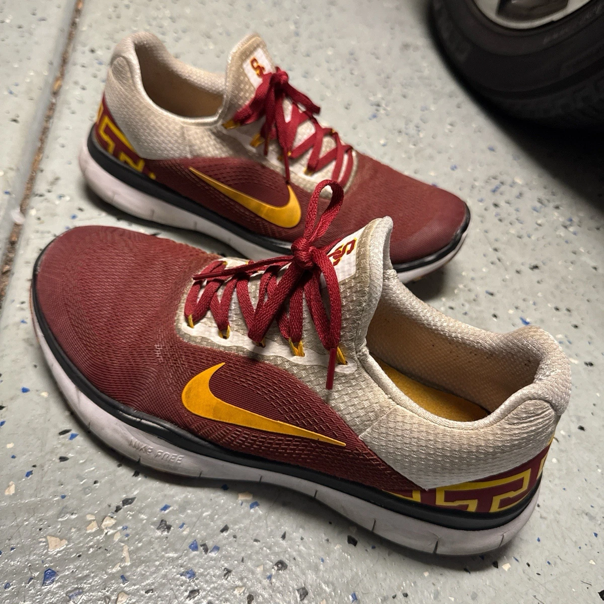Nike Free Trainer V7 USC Trogans  Men\'s Maroon and Gold Running Shoes USC Trojans Nike Air Zoom Pegasus 41 Shoes | USC Bookstores main image 4