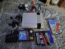 Nintendo NES Console Bundle with 2 Controllers & games