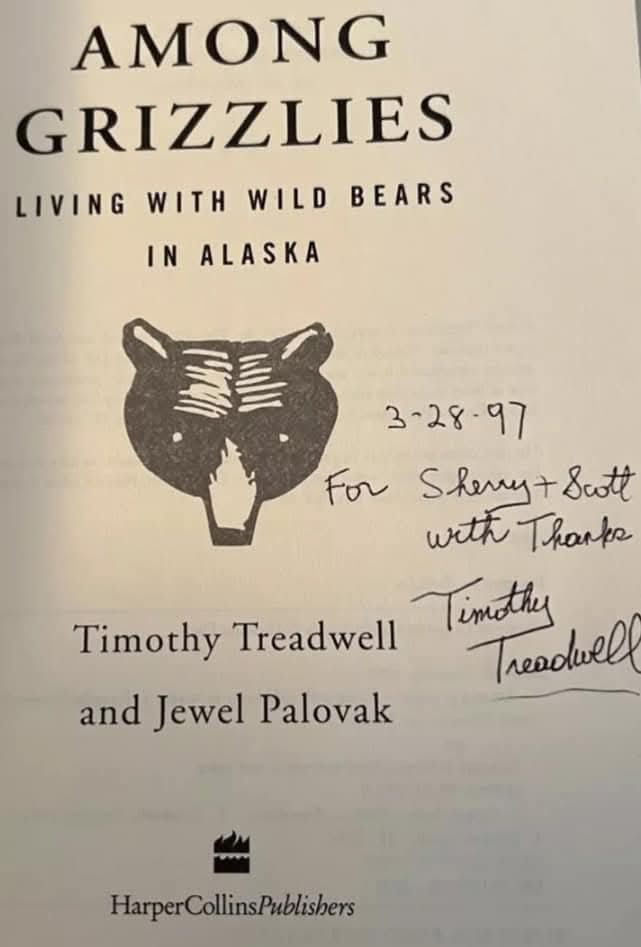 Timothy Treadwell Signed Rare Killed By Bears Grizzly Man eBay