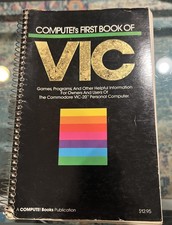 Compute s First Book of VIC Commodore VIC-20 Complete Games Programs VTG 1982