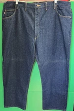 Red Kap Industrial Work Jeans Men’s 48x37 Blue Denim Heavyweight Cotton USA Work